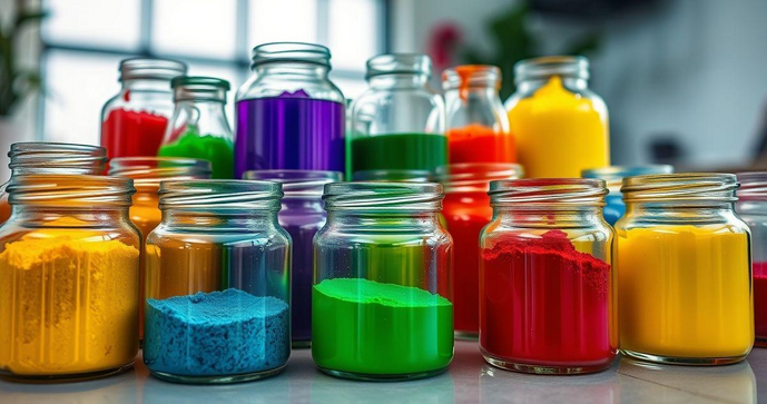 Pigmentos químicos: como escolher e aplicar na sua produção artística