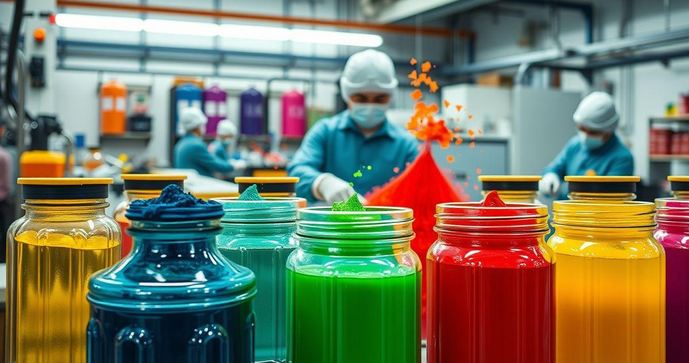 Como a Indústria de Corantes e Pigmentos Impacta Diversos Setores