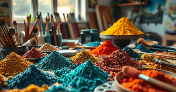 Venda de pigmentos para artesanato e indústria: Saiba como escolher os melhores produtos